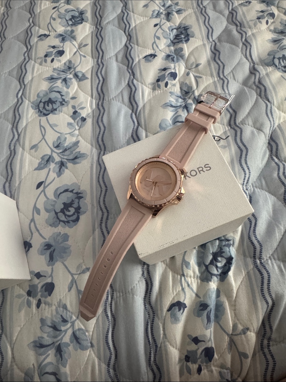 Michael Kors Pink Silicone Watch – New with Tags & Box